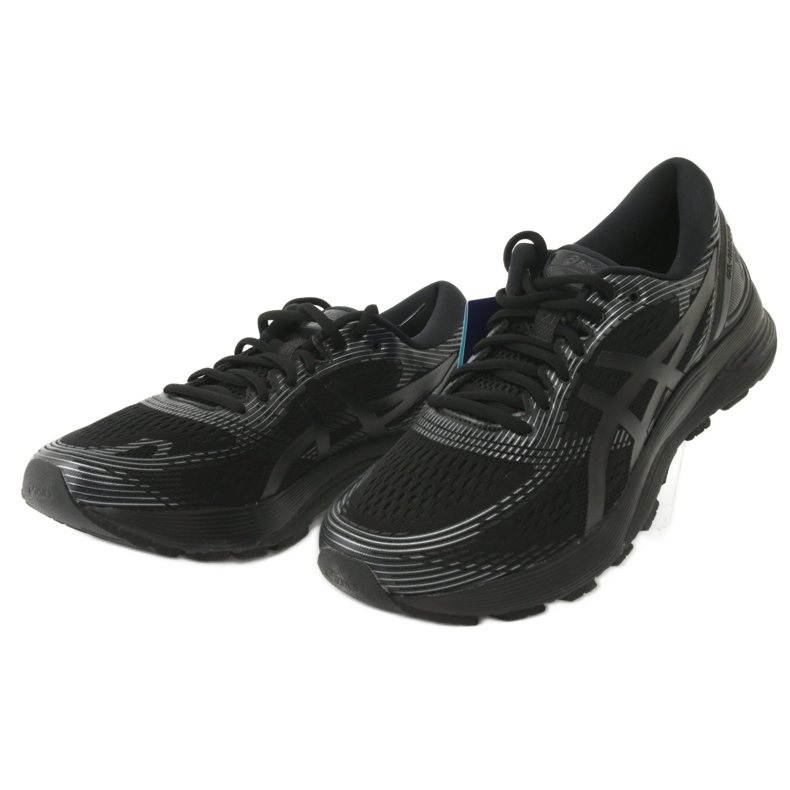 Chaussures de course Asics Gel-Nimbus 21 M 1011A169-004 le noir gris 3