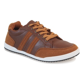 Baskets homme camel M-616 brun 1