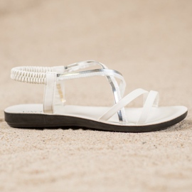 Sandales à enfiler VINCEZA blanc 2