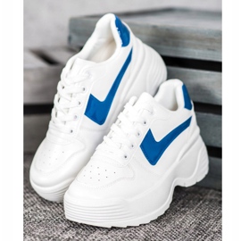 Kylie Baskets sur la plate-forme blanc 2