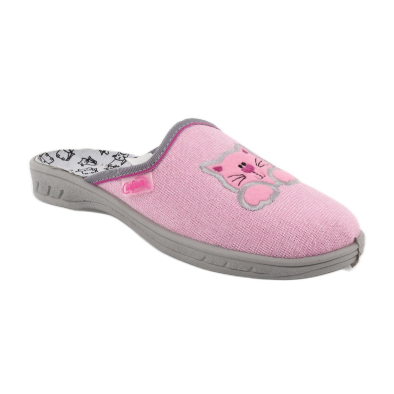 Chaussures enfants colorées Befado 707Y409 rose 1