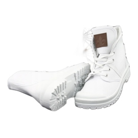 Baskets Hautes 32-140 Blanc blanche 5