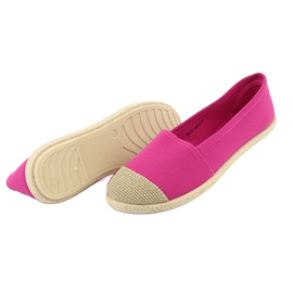 Wishot 32-130 ballerines espadrilles rose 4 Wishot 32-130 ballerines espadrilles rose 4