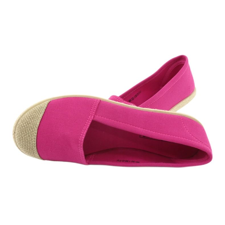Wishot 32-130 ballerines espadrilles rose 5 Wishot 32-130 ballerines espadrilles rose 5