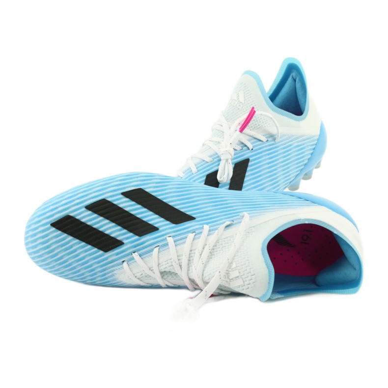 Chaussures Adidas X 19.1 Ag M FU7040 bleu 4