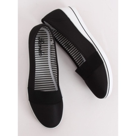 Ballerines compensées noires S81B001 Noir le noir 2