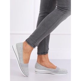 Ballerines grises compensées S81B001 Gris 3