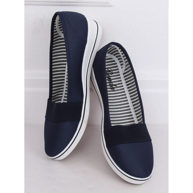Ballerines bleu marine S81B001 Bleu 2