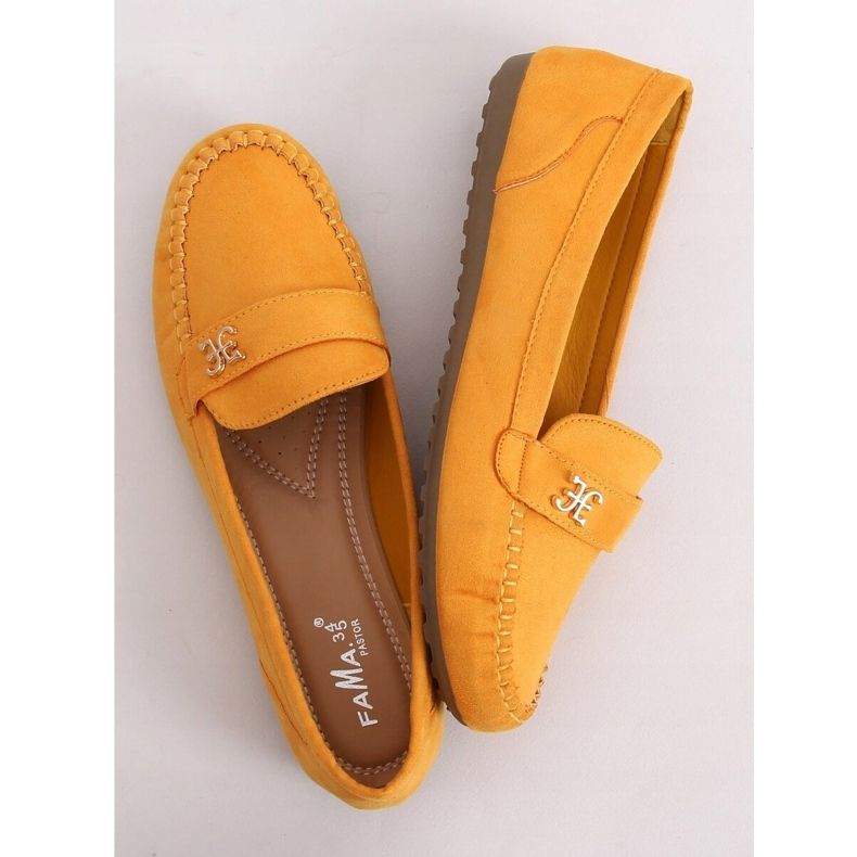 Mocassins Miel Femme B2020 Jaune 1