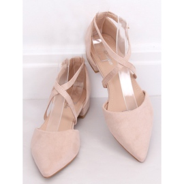 Ballerines coupe beige S-880 Beige 1