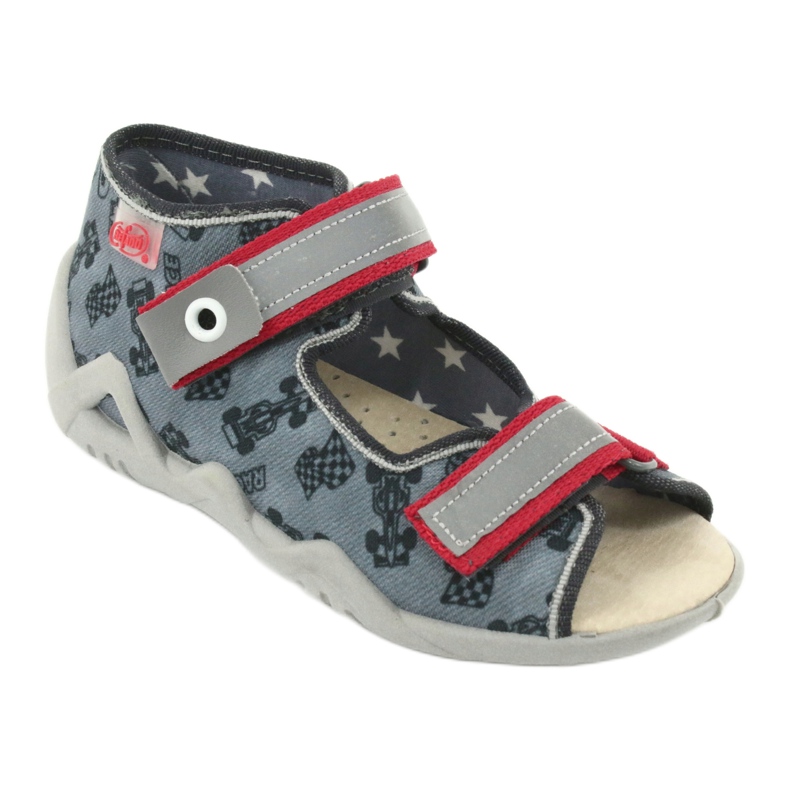 Chaussures enfant Befado jaune 350P009 rouge gris 1 Chaussures enfant Befado jaune 350P009 rouge gris 1