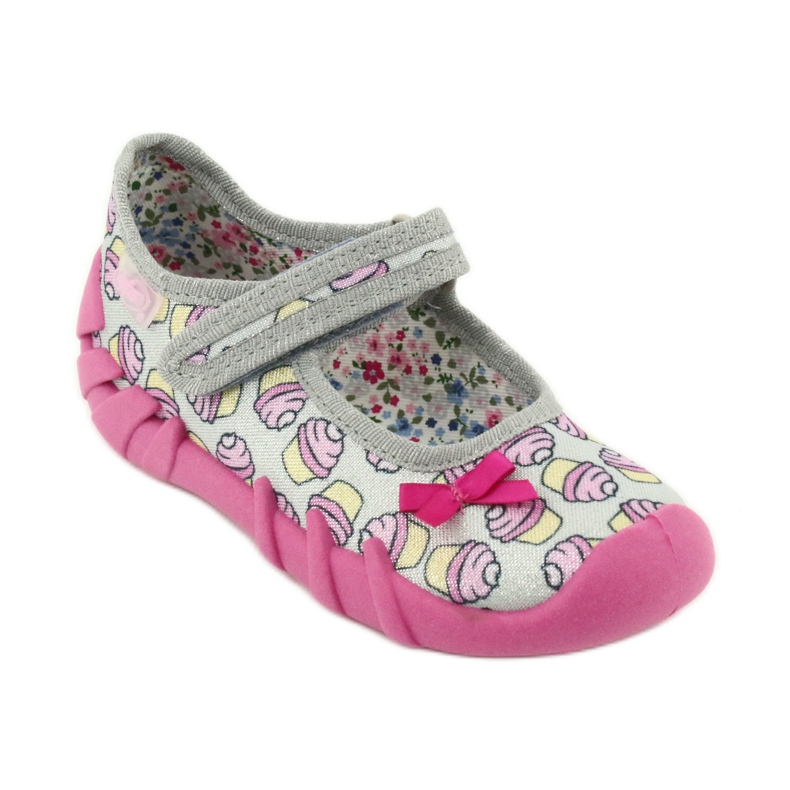 Chaussures enfant Befado 109P197 rose gris 1