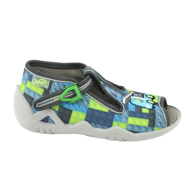 Chaussures enfant Befado 217P104 bleu gris vert 1 Chaussures enfant Befado 217P104 bleu gris vert 1