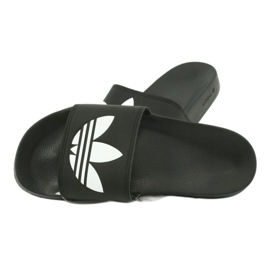 Pantoufles Adidas Originals Adilette Lite FU8298 blanche le noir 4
