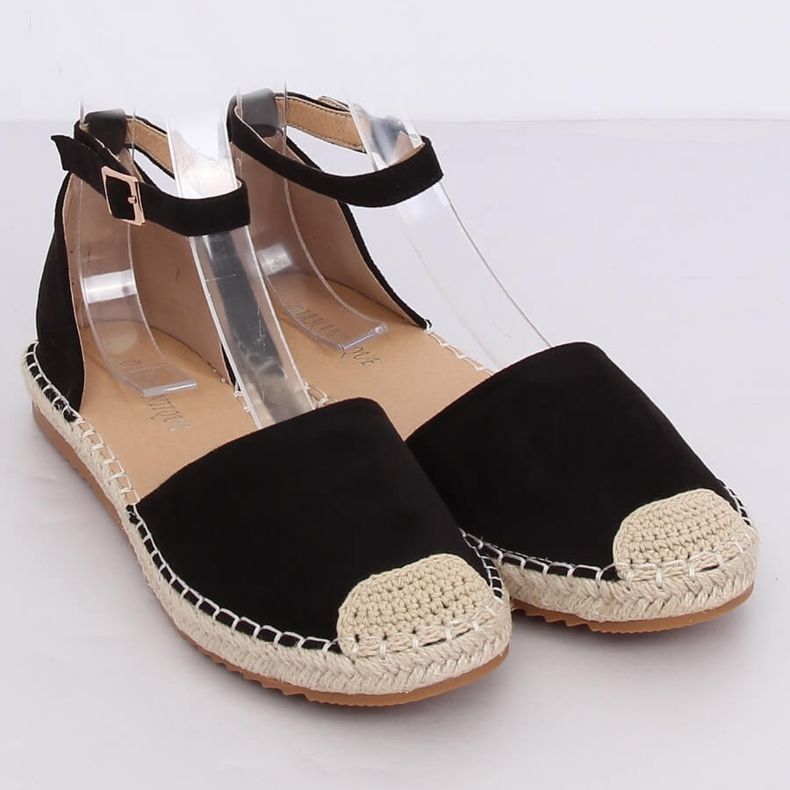Espadrilles femme noires YSD810 Noir le noir 1