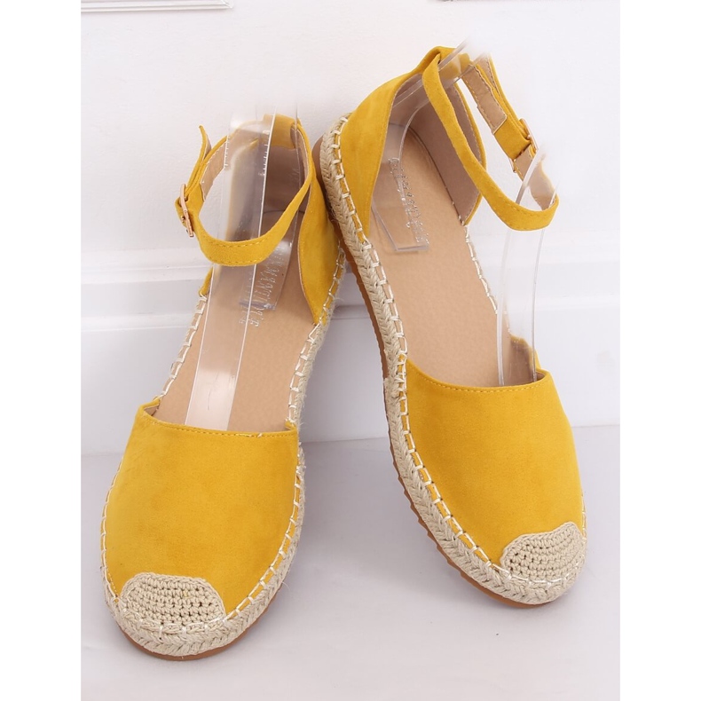 Espadrilles femme miel YSD810 Jaune 1