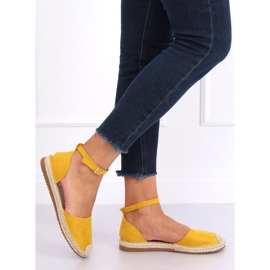 Espadrilles femme miel YSD810 Jaune 2