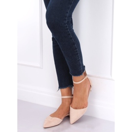 Ballerines coupe beige MM-795 Beige 1