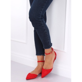 Ballerines coupe rouge MM-795 Rouge 2