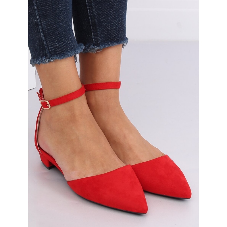 Ballerines coupe rouge MM-795 Rouge 1