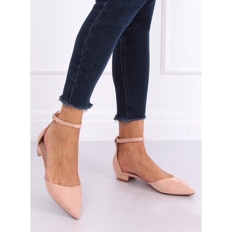 Ballerines coupées roses MM-795 Rose 2