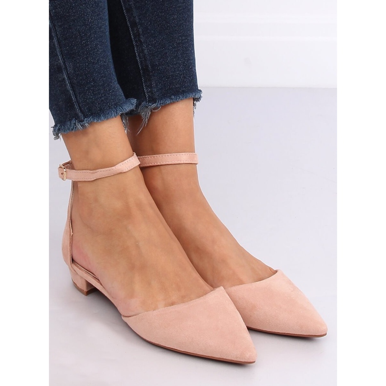 Ballerines coupées roses MM-795 Rose 1