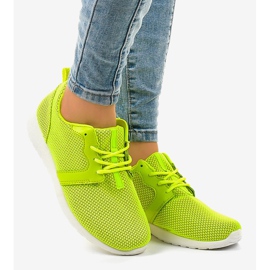 Chaussures de sport pour femmes vertes Z105 2 Chaussures de sport pour femmes vertes Z105 2