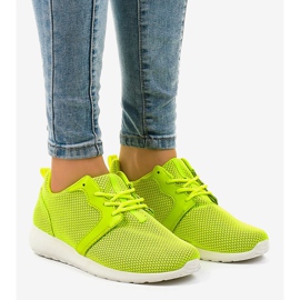 Chaussures de sport pour femmes vertes Z105 1 Chaussures de sport pour femmes vertes Z105 1