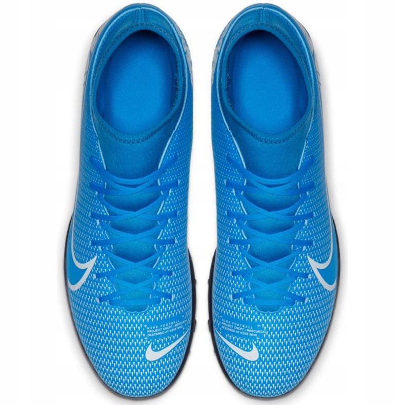 Nike Mercurial Superfly 7 Club M Tf AT7980 414 chaussures de football multicolore bleu 1