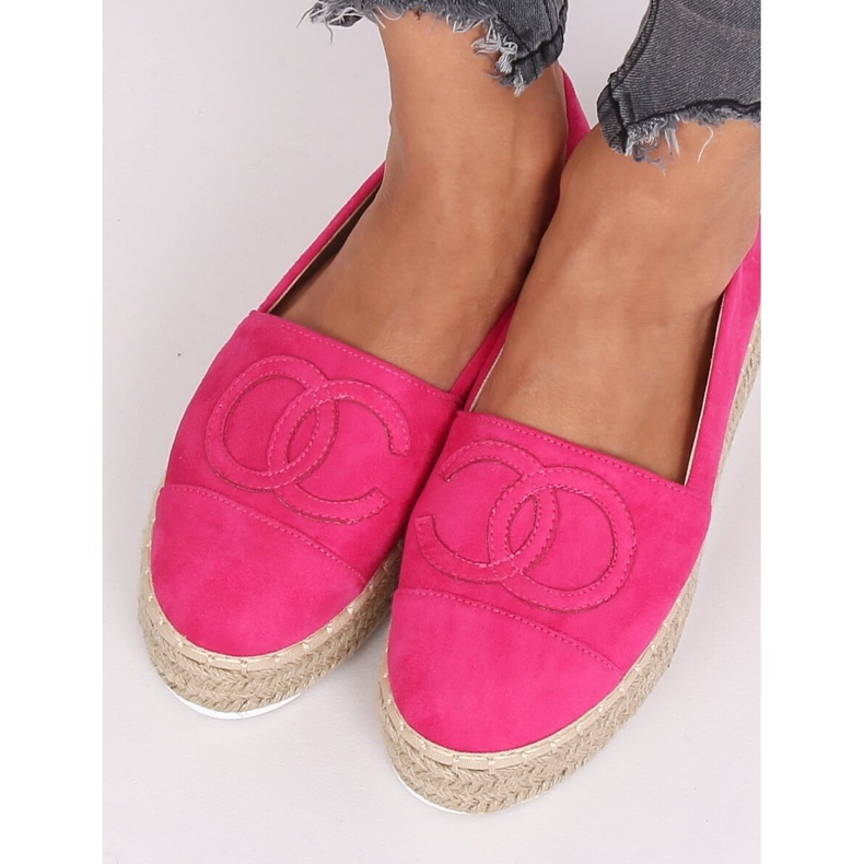 Espadrilles Fuchsia T341P Fushia rose 1