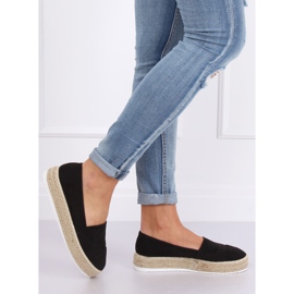 Espadrilles femme noires T341P Noir 2