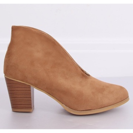 Boots transitionnelles à fente camel NS128P Camel brun 1