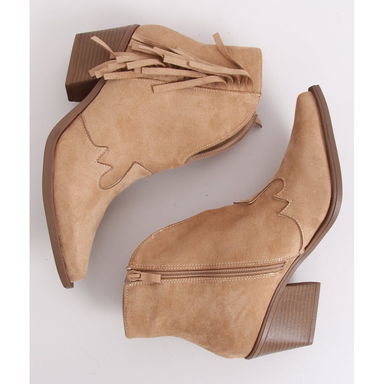 Santiags femme beiges NC999 Beige 1