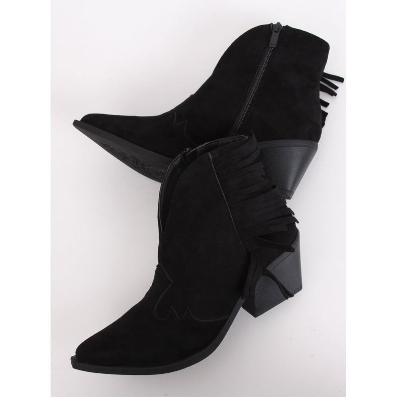 Bottes de cowboy noires pour femmes NC999 Noir 2