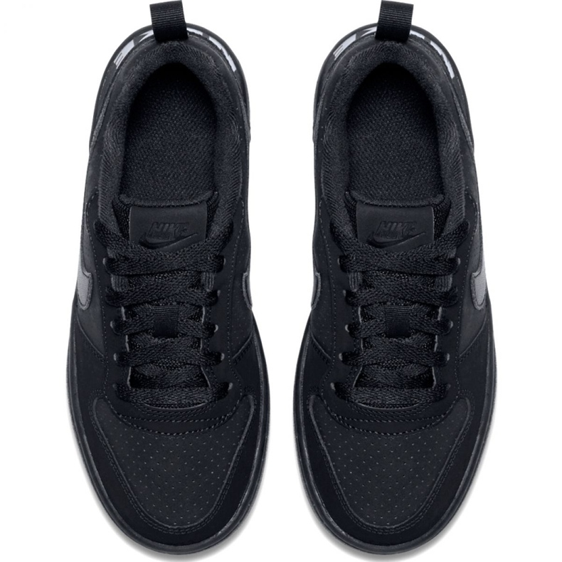 Nike Court Borough Low Gs 839985 001 noir 1