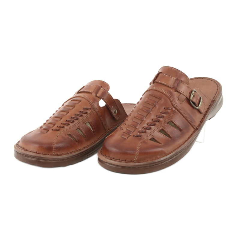 Chaussons Naszbut pour hommes 044 marron brun 3
