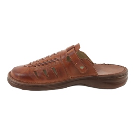 Chaussons Naszbut pour hommes 044 marron brun 2 Chaussons Naszbut pour hommes 044 marron brun 2