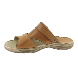 Sandales pantoufles confortables Naszbut 024 beiges 2