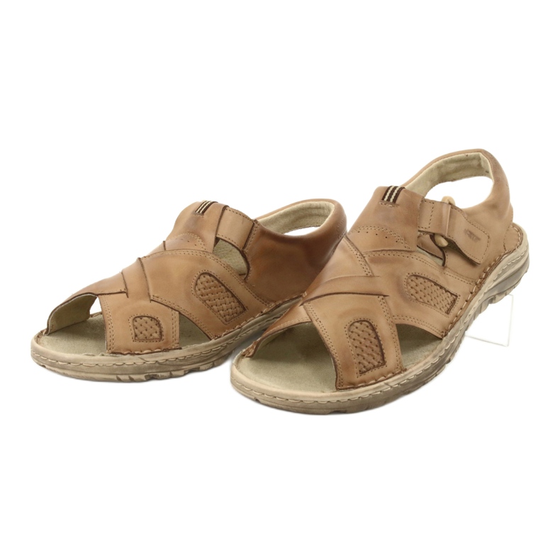 Naszbut Sandales en cuir confortables 036 / A beige 4