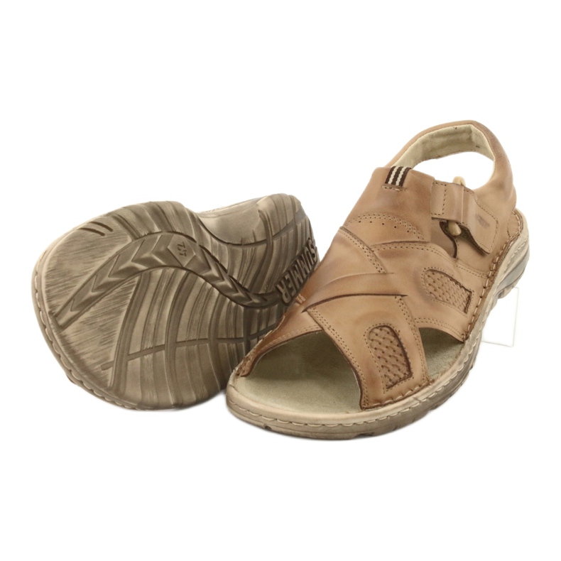 Naszbut Sandales en cuir confortables 036 / A beige 5
