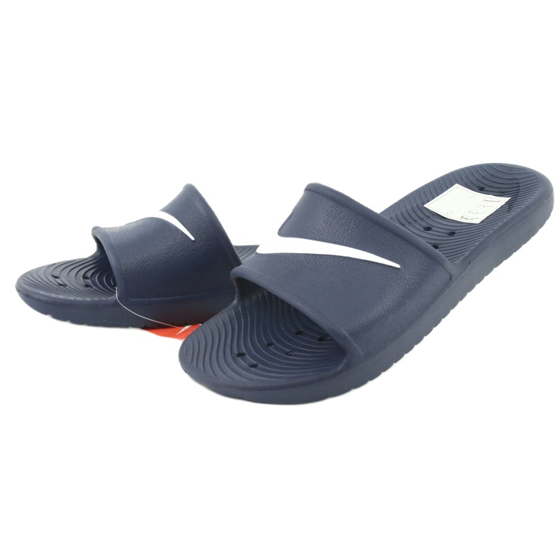 Nike Sportswear Kawa Shower M blanche bleu marin 2