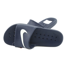 Nike Sportswear Kawa Shower M blanche bleu marin 4
