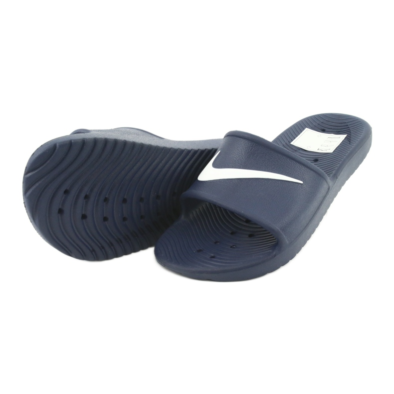 Nike Sportswear Kawa Shower M blanche bleu marin 3