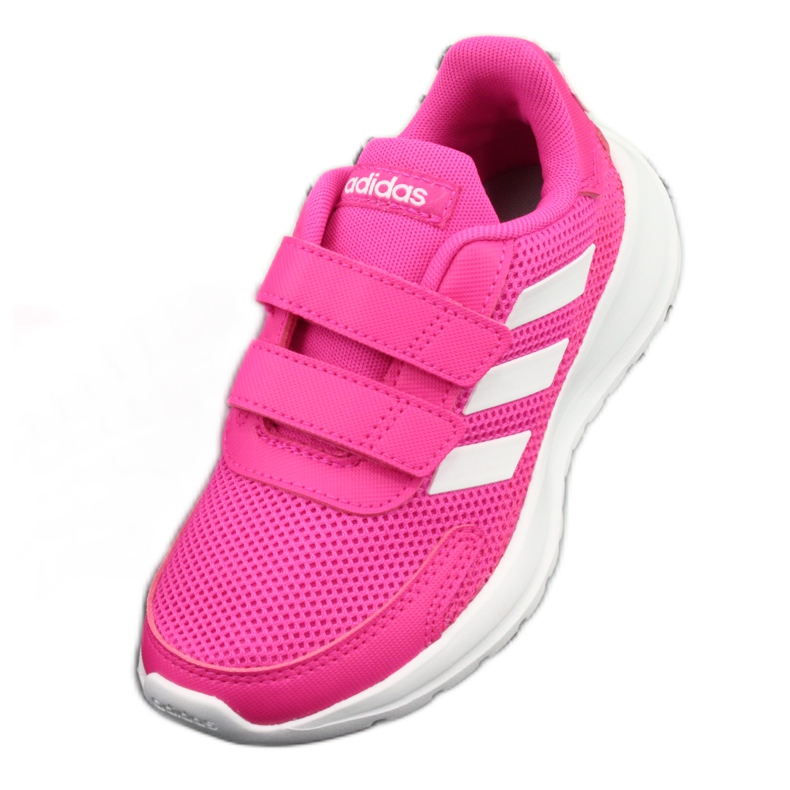 Chaussures Adidas Tensaur Run Jr EG4145 blanche rose 4