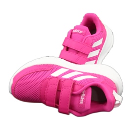 Chaussures Adidas Tensaur Run Jr EG4145 blanc rose 5