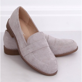 Gris Mocassins femme gris T366P Gris 1