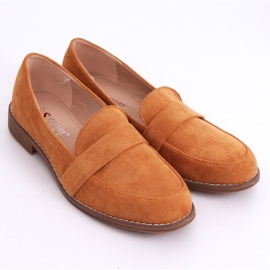 Mocassins femme camel T366P Camel brun 3