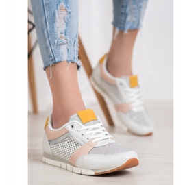 Kylie Chaussures de sport ajourées blanche 2