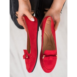 SHELOVET Ballerine Avec Noeud rouge 1 SHELOVET Ballerine Avec Noeud rouge 1