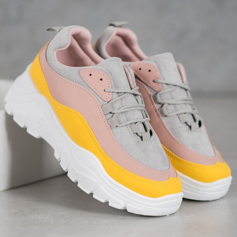 SHELOVET Baskets colorées multicolore 1